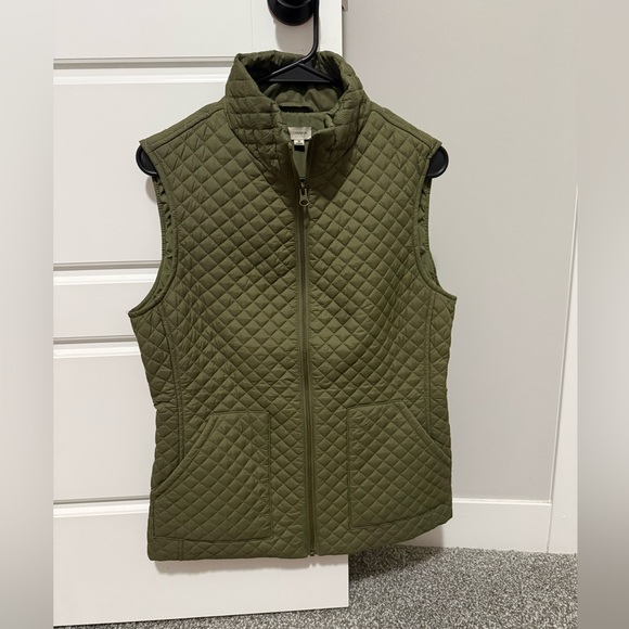 Daniel Cremieux Jackets & Blazers - Daniel Cremieux Quilted Green Women's Vest